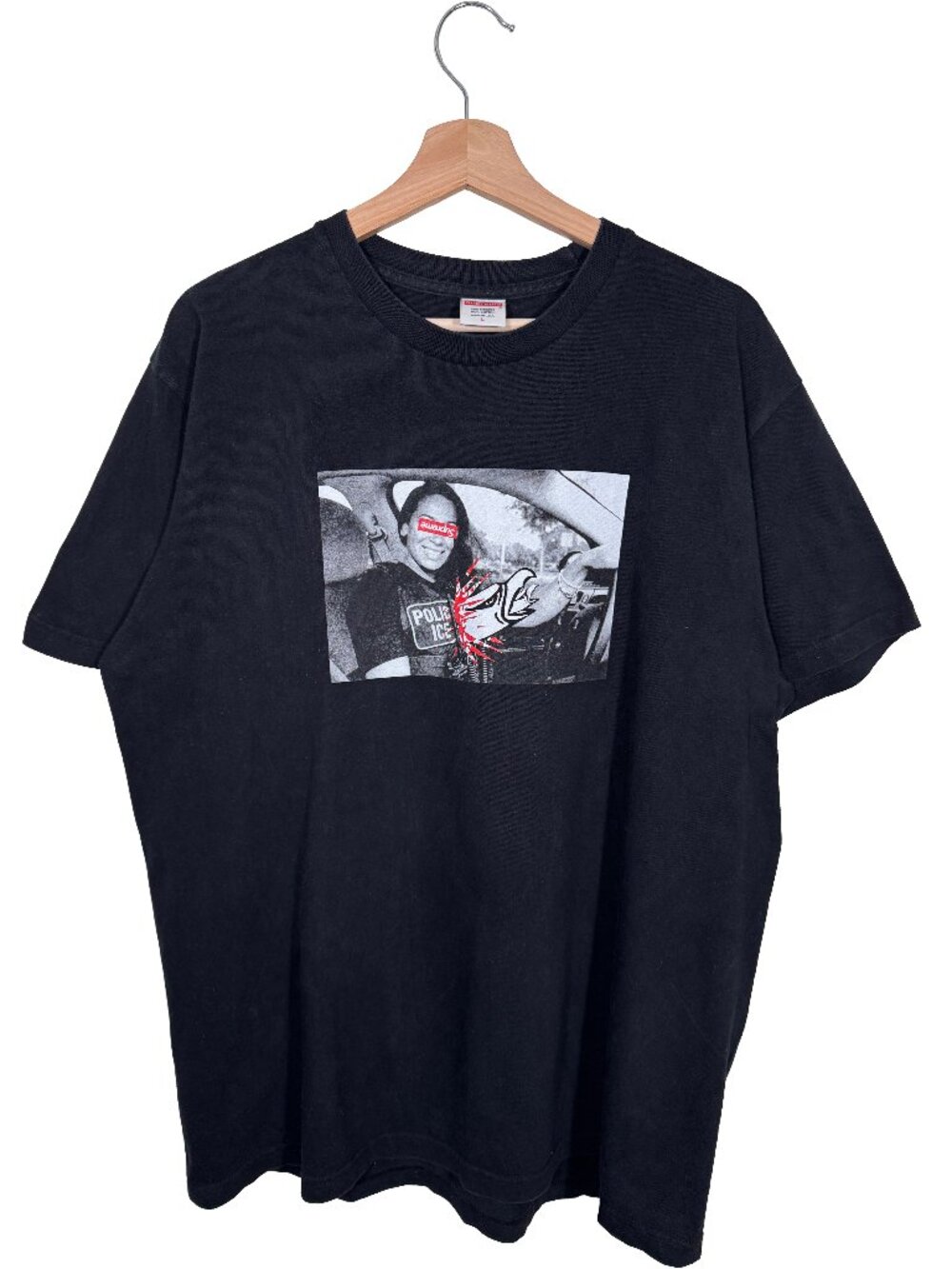 Supreme x Antihero Skateboards FW20 "ICE" Shorts Sleeve T-shirt Black men's L